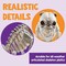Halloween Plastic Dog Skeleton 8 Inches Puppy Skeleton Plastic Dog Bones with Joints for Prop Spooky Scene Party Favors Decoration